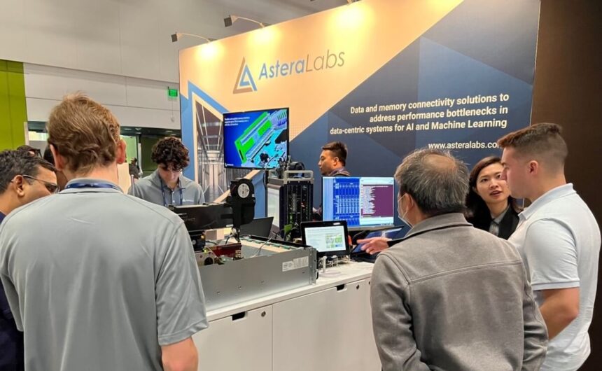 Astera Labs booth