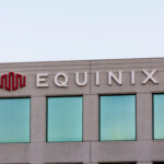 Equinix logo on building