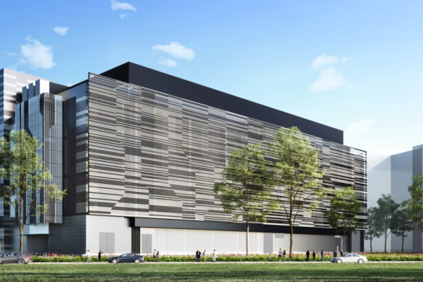 A rendering of the Goodman Tsukuba Data Center campus in Tokyo, Japan
