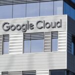 Google Cloud logo on building