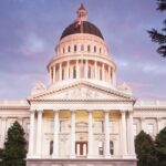 California state capitol building in Sacramento