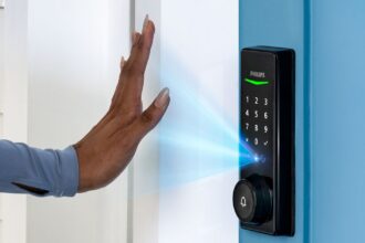 This Philips door lock turns your palm into a key