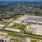 Aerial view of the Segro Logistics Park, Germany, including data center space