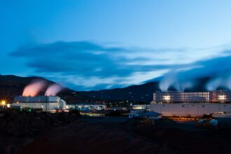 Cooling tower systems at the tech company's massive data center complex in The Dalles, Oregon. (Google)