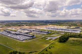 Meta Odense Data Center in Odense, Denmark