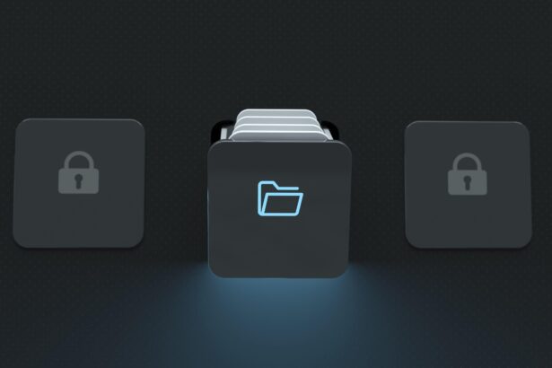 virtual storage cabinets secured with locks