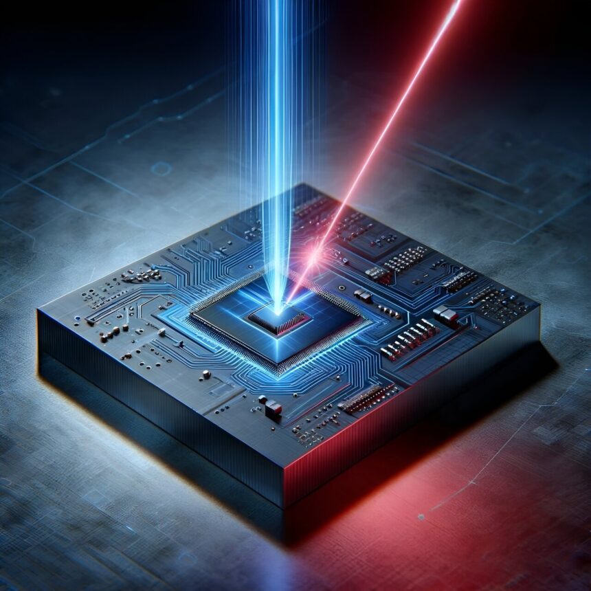 Movies of ultrafast electronic circuitry in space and time