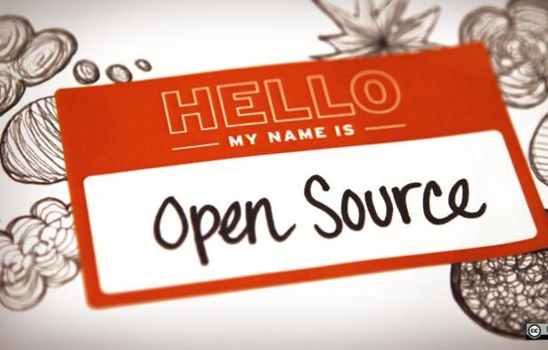 hello my name is open source nametag