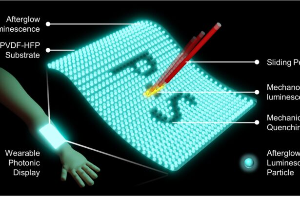 Research team develops mechanoluminescent touchscreen that works underwater
