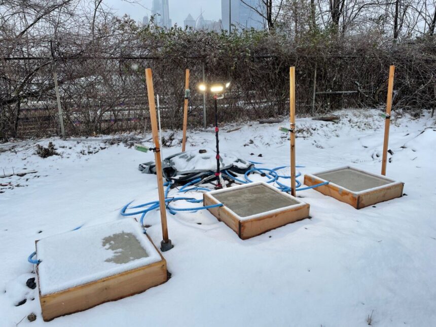 Self-heating concrete is one step closer to putting snow shovels and salt out of business