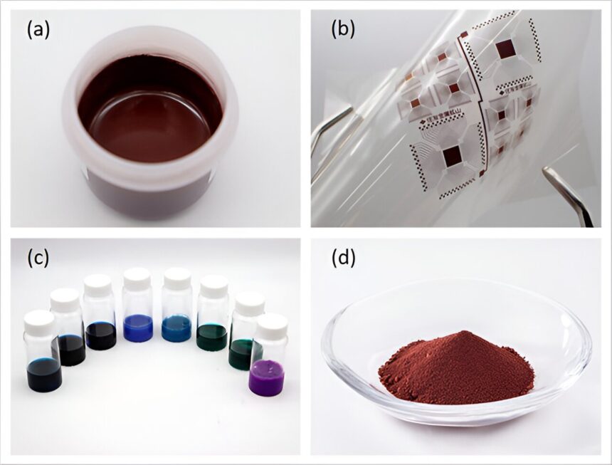 Thick-film conductive ink suitable for large-area, large-current printed electronics