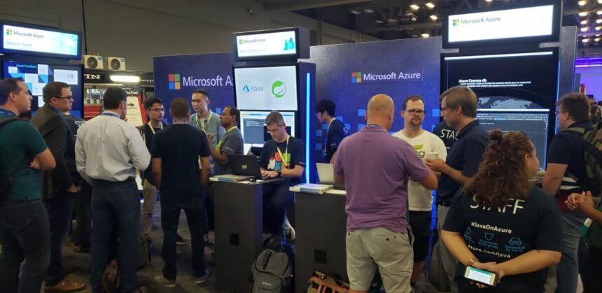 Microsoft Azure booth