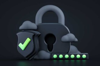 cloud security authentication  illustration