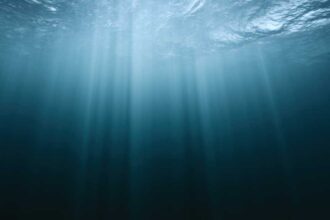 Underwater Light Rays In Dark Stormy Ocean Sea River Abyss Background Darkness Exploration Unknown Fear Hope Hopelessness Deep Arctic Ocean Environment Protection Cold Clean Water