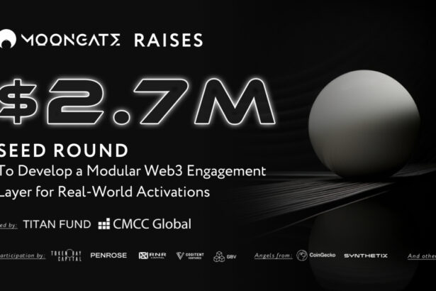 Moongate Raises $2.7M Seed Round to Develop a Modular Web3 Engagement Layer for Real-World Activations