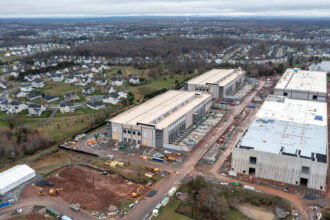 A new data center development from above