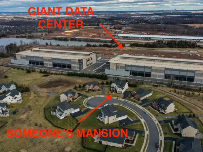 A data center powering the AI boom