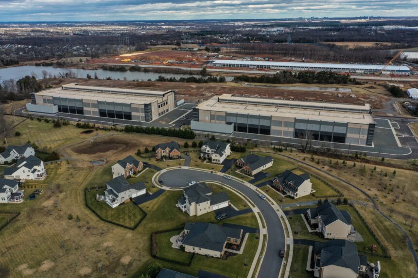 Data centers have been built as close to 50 feet from homes in Loudoun County.