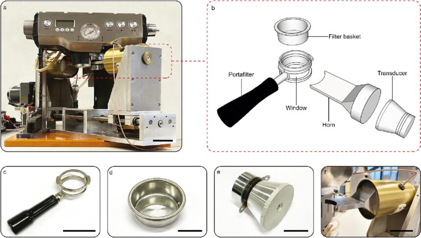 Australian engineers develop an ultrasonic cold brew coffee machine