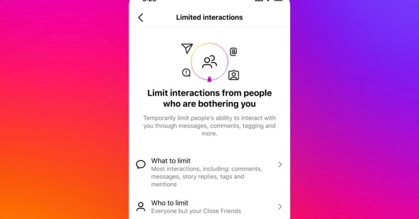 Instagram’s ‘limits’ adds a mute button for everyone other than close friends