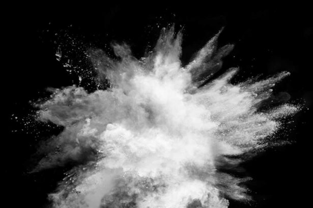 shutterstock 449579803 cloud explosion white powder black background