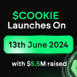 $COOKIE sets to launch on June 13th after securing $5.5M from VCs such as Animoca Brands, Spartan Group, and Mapleblock Capital