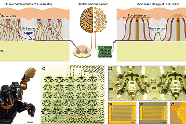 New electronic skin mimics human touch with 3D architecture