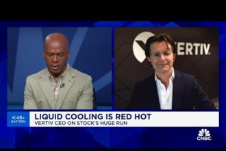 Vertiv CEO: Data Center Liquid Cooling is Now Accelerating