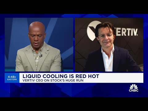 Vertiv CEO: Data Center Liquid Cooling is Now Accelerating