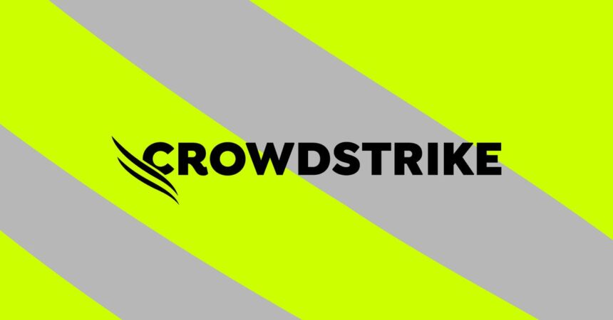 Vector illustration of the Crowdstrike logo.