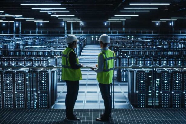 data-center-network-racks-men-engineers