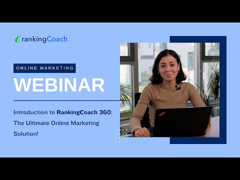 Webinar – Introducing rankingCoach 360 for SEO and Online Marketing