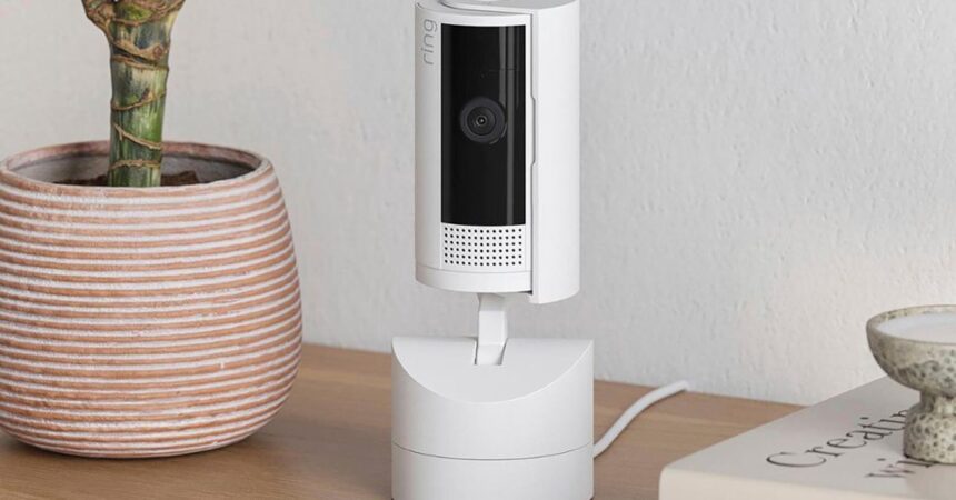 Ring’s latest wired security camera is a lot like the Ring Indoor Cam, only with a motorized base and a lengthy USB-C power cable.