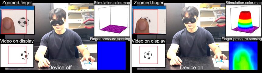 Improved virtual haptic technology enables uniform tactile sensation across displays