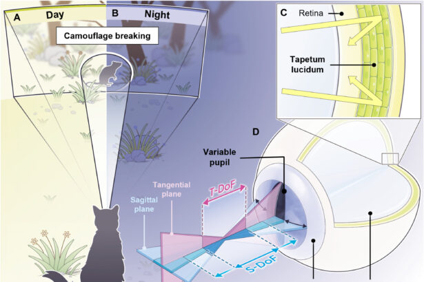 Scientists mimic cat eyes to create artificial eye that sees better in the dark, detects camouflaged objects