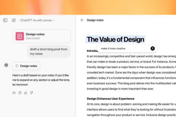 OpenAI launches ChatGPT Canvas, challenging Claude Artifacts