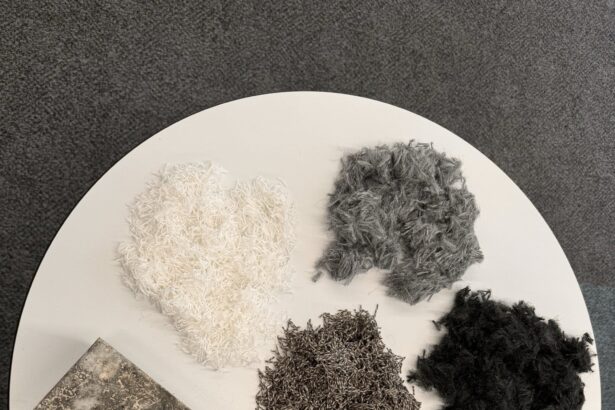 Carpet fibers can stop concrete cracking