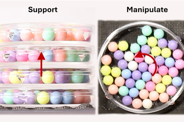 Magnetically controlled kirigami surfaces move objects: No grasping needed