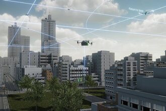 Uncrewed aircraft systems traffic management beyond visual line of sight