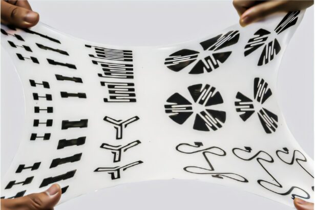 A new method to fabricate soft electronics via particle engulfment printing