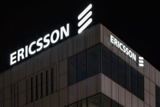 Photo of Ericsson headquarters as the company launches Cognitive Labs, an AI initiative advancing research for purposes such as enhancing mobile networks in the telecoms sector and improving healthcare.