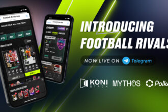 Koni Stack Launches 'Football Rivals' on Telegram, Onboarding Millions of Users to Mythos & Polkadot