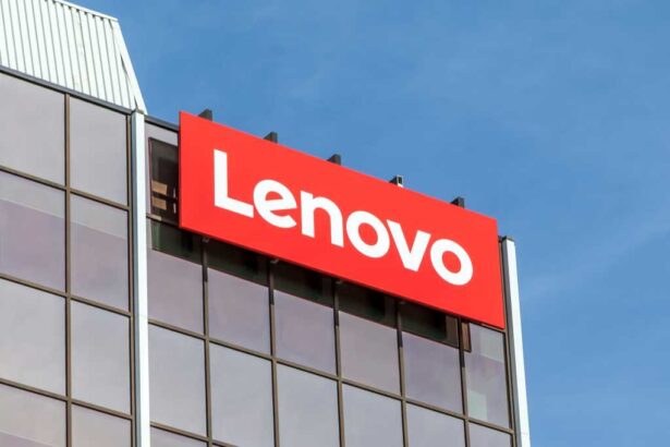 Lenovo logo office