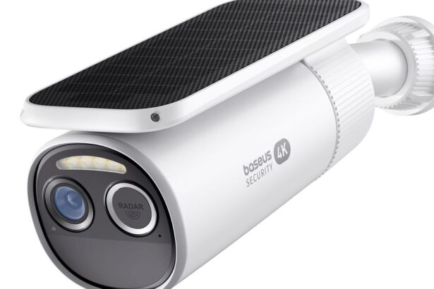 The Baseus Security S2 Outdoor Camera 4K against a white background.