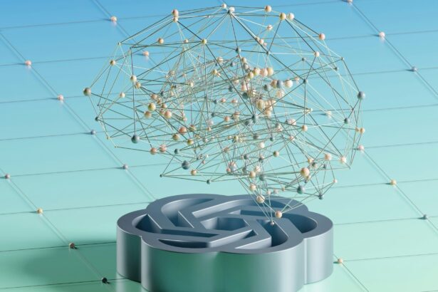 Image of a digital brain over the ChatGPT logo as Sam Altman reflects on OpenAI and its AI achievements so far and journey towards achieving superintelligence and AGI.