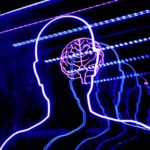 Outline of a person and a digital brain as Anthropic provides a more detailed look into the complex inner workings of their advanced language model Claude to demystify how these sophisticated AI systems process information, learn strategies, and ultimately generate human-like text.