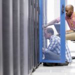 tech workers in data center outsourcing