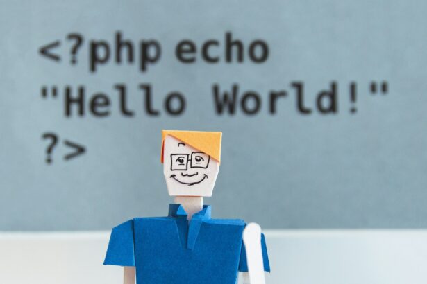 Papercraft toy with code in the background as LG AI Research has unveiled EXAONE Deep, a reasoning artificial intelligence model that excels in complex problem-solving across maths, science, and coding.