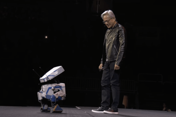 Nvidia's GTC 2025 keynote: 40x AI performance leap, open-source 'Dynamo', and a walking Star Wars-inspired 'Blue' robot