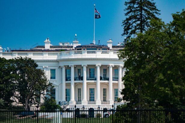 Photo of the White House in Washington as OpenAI and Google are each urging the US government to take decisive action to secure the nation's AI leadership.